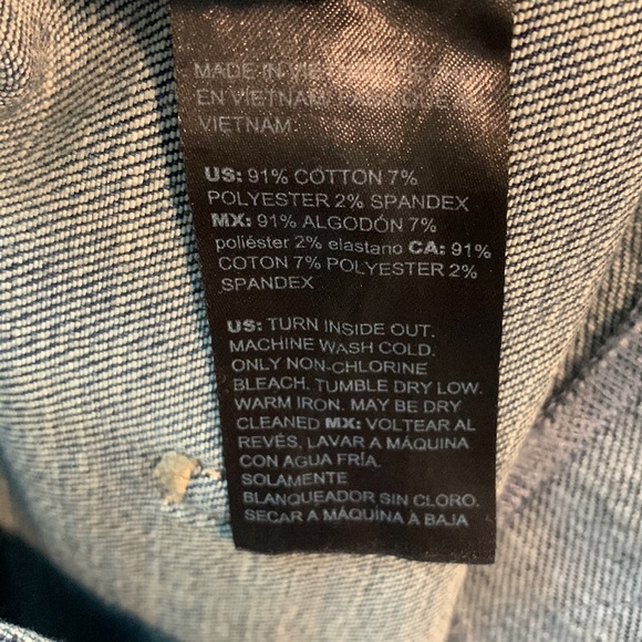 5”• WHBM denim shorts, distressed - Picture 7 of 11